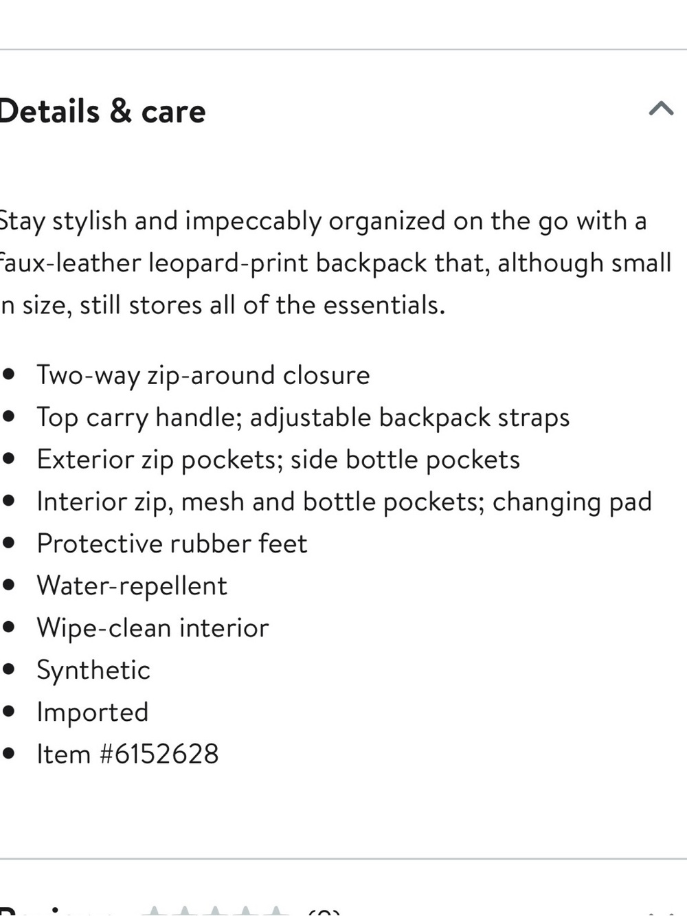 Itzy Ritzy Leopard Mini Backpack with Mini Bag - Picture 12 of 12